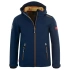 TrollKids Trollfjord softshellová bunda navy blue/gold/yellow (161-146)