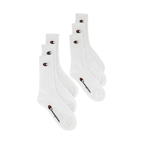 Champion 6-pack biele ponožky U20005 WW001