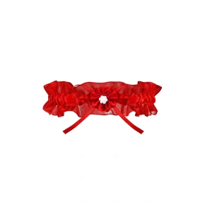 Dámske podväzky PW-108 Fargo Red - Julimex