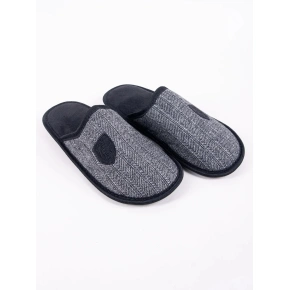 Pánske papuče OKL-0107F-3400 Black with grey - Yoclub