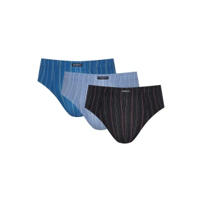 Pánske nohavičky 3PACK 1446 K601 Blue mix - Henderson
