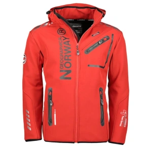 Geographgical Norway softshellová bunda Royaute ASSOR A MEN 068 M WW1973H/GN/Red/Black men Geographgical Norway softshellová bunda Royaute ASSOR A MEN 068 M WW1973H/GN/Red/Black men