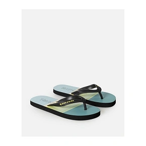 Plážové šľapky RIP CURL Breakers Bloom Open Toe – chlapčenské, modré