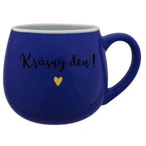 KRÁSNY DEŇ! - modrý keramický hrnček 300 ml