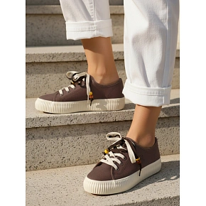 Dámske tenisky ZY1403 hnedé - FashionStreet