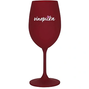 Pohár - VINOPIČKA - burgundský pohár na víno 350 ml Pohár - VINOPIČKA - burgundský pohár na víno 350 ml