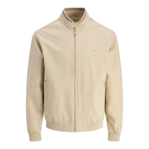 Jack&Jones pánska bunda JPRBLUBRAD BOMBER JACKET SN 12273393 WHITE PEPPER