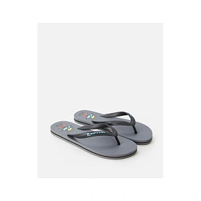 RIP CURL Icons Žabky s otvorenou špičkou sivé