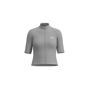 Cyklistické tričko POC W's Thermal Lite Jersey, sivé
