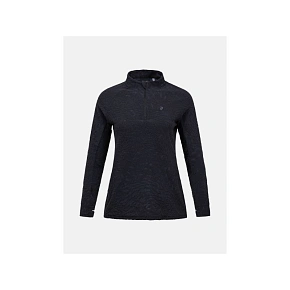 Dámska mikina PEAK PERFORMANCE W Discover Midlayer, čierna Dámska mikina PEAK PERFORMANCE W Discover Midlayer, čierna