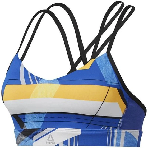 Dámska podprsenka Hero Strappy Padded Bra VortaStripe W DU4097 - Reebok