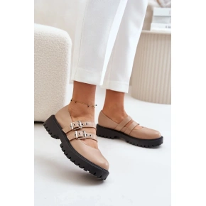 Dámske poltopánky 3230 brown-black - Sweet Shoes