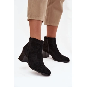 Dámske členkové topánky JH21-80 black - Marilou