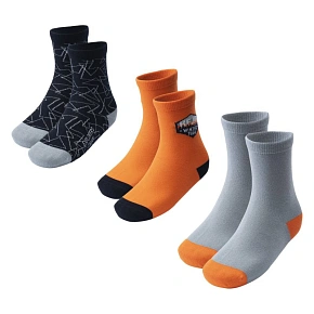 BARICA 3 PACK JRB detské členkové ponožky
