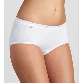 Sloggi Basic+ Midi nohavičky 2P White 0003 - Triumph