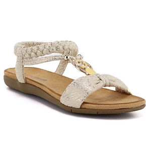 Dámske slip-on sandále béžové Artiker 58C0628