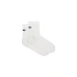 Cyklistické ponožky POC Cadence Road Short Socks, biele