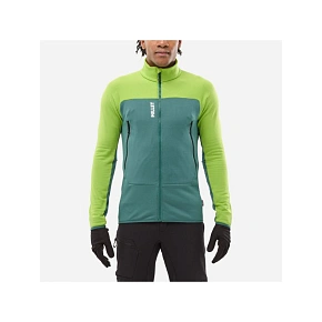 Mikina MILLET M FUSION GRID JKT zelená