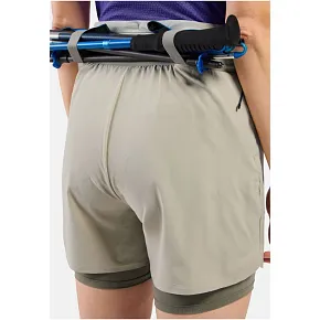 Spodenki damskie Odlo X-ALP TRAIL 5 INCH 2-in-1 short szare dámské Spodenki damskie Odlo X-ALP TRAIL 5 INCH 2-in-1 short szare dámské