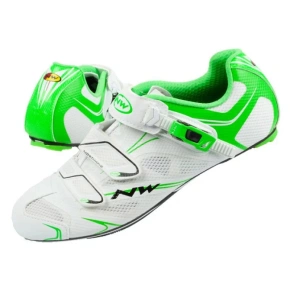 Pánska cyklistická športová obuv Sonic SRS M 80151012 59 White with Green - Northwave