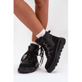 Dámske členkové topánky 25BT26-9247 Black - NOVINKY