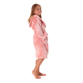 Detský župan Siena s kapucňou 9156 pink pearl - Vestis
