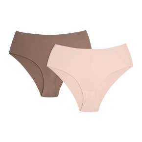Dámske nohavičky 2 Pack Bump1 42853 K001 Brown/Beige- HENDERSON