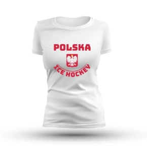 Hokejový dres Poľsko W SREBICEPLTS-RD-W