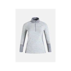 Peak Performance W Magic Half Zip Thermal T-Shirt Grey