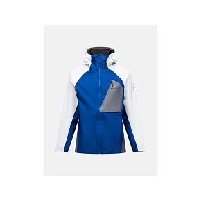 Pánska bunda PEAK PERFORMANCE M Trail Hipe 3L Shell Jacket, biela