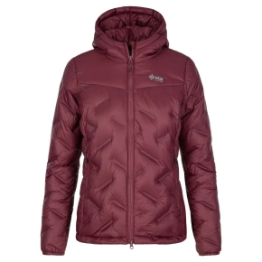 Dámska páperová bunda ALBERTA-W Tmavo červená - Kilpi