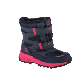 Detská zimná členková obuv Jr 260903K 6722 Dark Blue with Pink - Kappa