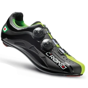 CRONO cestná obuv FUTURA 2 black-green 43.5