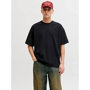 Jack&Jones pánske tričko JJEBARRON TEE SS O-NECK NOOS 12298906 BLACK