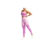 Gymnastické legínyHero Stripes W MAUVE