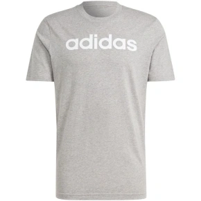 Adidas Essentials Single Jersey Lineárne vyšívané logo Tee M IC9277 Muži