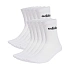 Adidas Cushioned Linear Crew Ponožky 10 párov biele KF9091