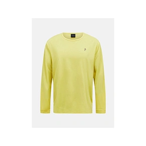 Pánske tričko PEAK PERFORMANCE M Trail Longsleeve, žltá farba Pánske tričko PEAK PERFORMANCE M Trail Longsleeve, žltá farba