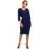 Dámske šaty M464 Navy Blue - Moe