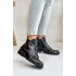Dámske členkové topánky HY42-717 Black - S.Barski