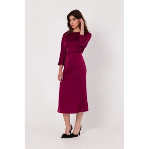 Dámske šaty K177 burgundy - Makover