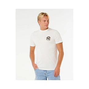 Pánske tričko RIP CURL Wettie Passage Icon Tee, biele Pánske tričko RIP CURL Wettie Passage Icon Tee, biele