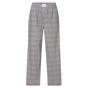 Dámske pyžamové nohavice QS6893E 5FQ čierno / biela - Calvin Klein