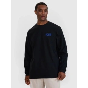 Pánske tričko s nadrozmernou potlačou a dlhým rukávom 4F 4FWSS25TLONM390-20S pánske