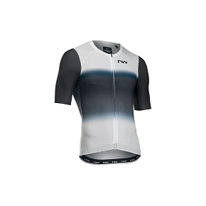 Cyklistické tričko NORTHWAVE Blade Air Jersey S/s, bielo-čierne