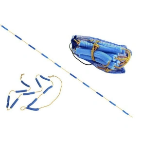 Flexibilná latka na skok do výšky modro-žltá - B2B sport