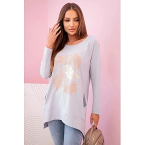 Dámska blúzka 69504 sivá - Esilla