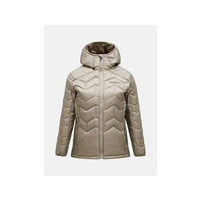 Bunda PEAK PERFORMANCE Elevate Liner Hood Jacket Women, béžová Bunda PEAK PERFORMANCE Elevate Liner Hood Jacket Women, béžová