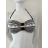 Vrchný diel plaviek B4116-60010 Black and Cream - Selmark