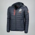 Pánska bunda WY6358H/GN Tmavý moiré vzor - Geografické Nórsko